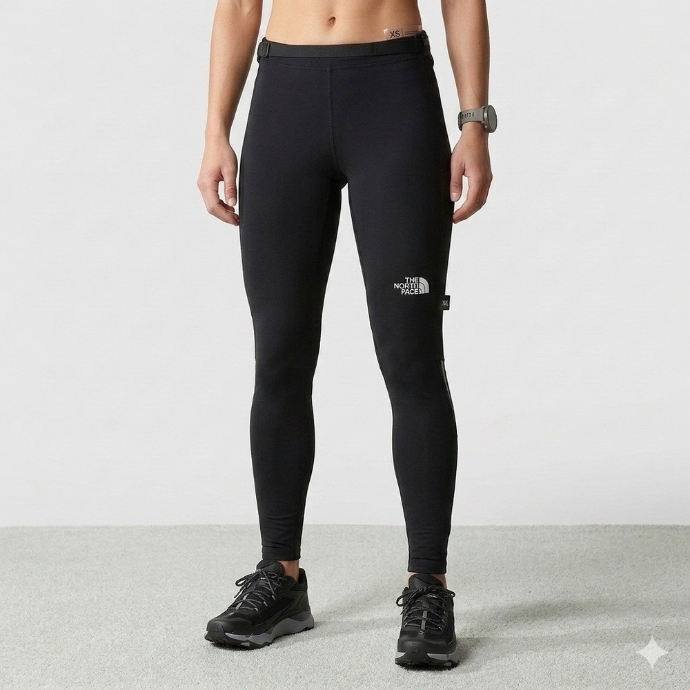 The North Face Flight Series Winter Running Leggings Black XS Tights Reflective